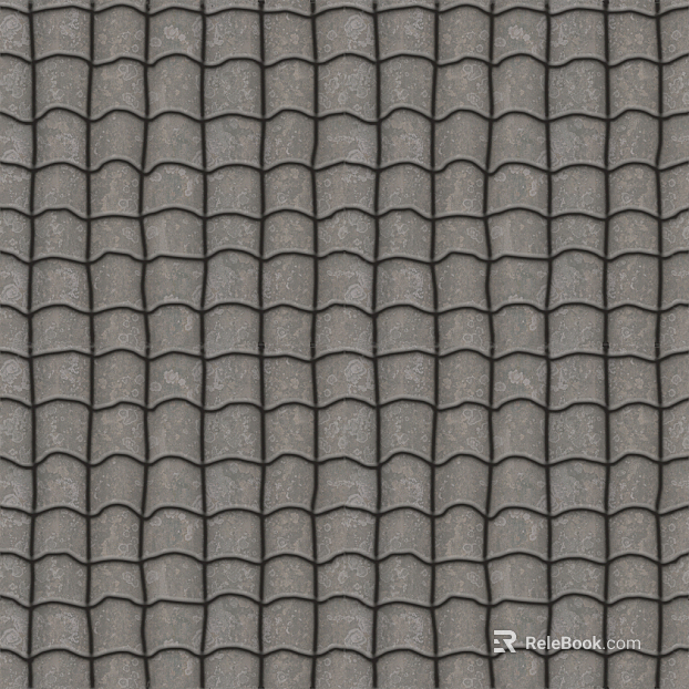 Green tile texture