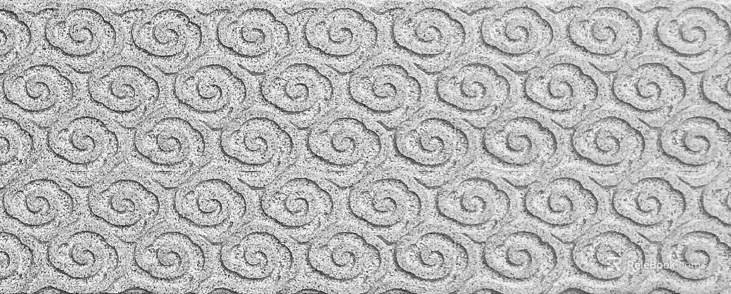 relief cloud carved black and white texture