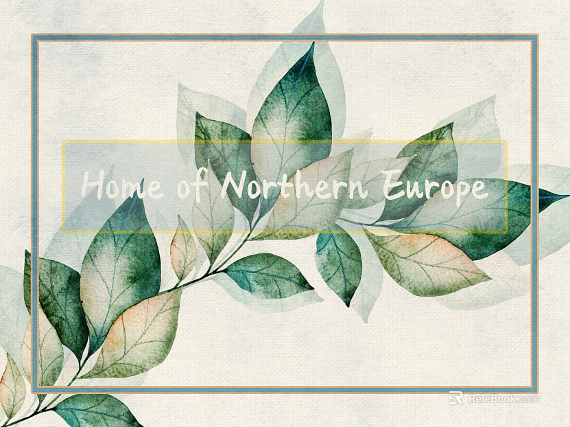 Plant painting texture