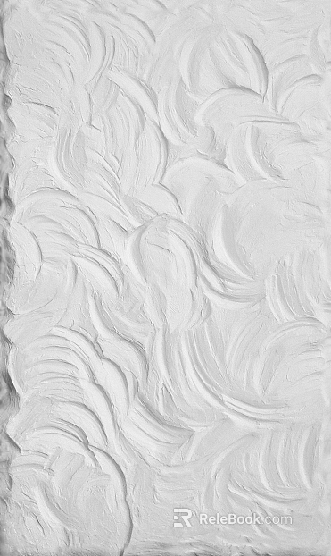 White artistic paint wall decoration texture