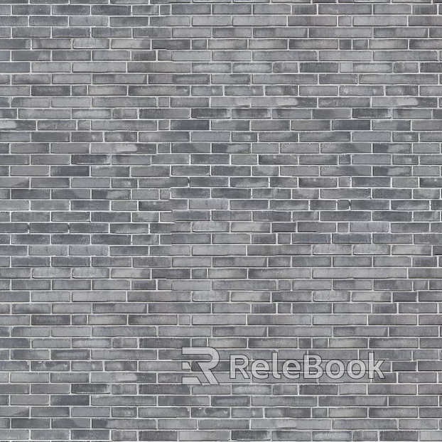 Brick wall gray I-word stone texture