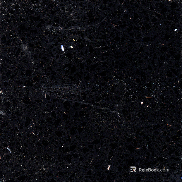 Black terrazzo texture