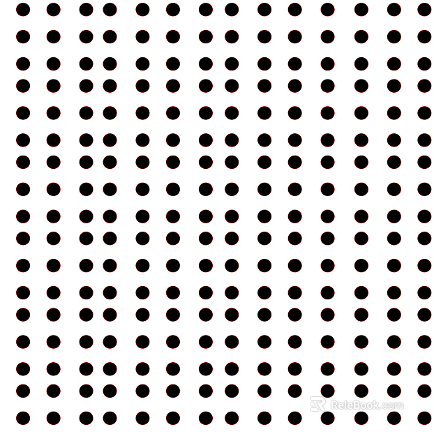 Perforated plate metal texture