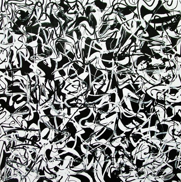 dotted decorative painting texture