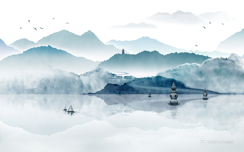 landscape painting texture