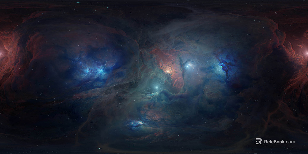 cosmic nebula galaxy starry sky HDR texture