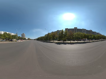 Outdoor City Road Daytime HDR texture (ID:ffabg90591)