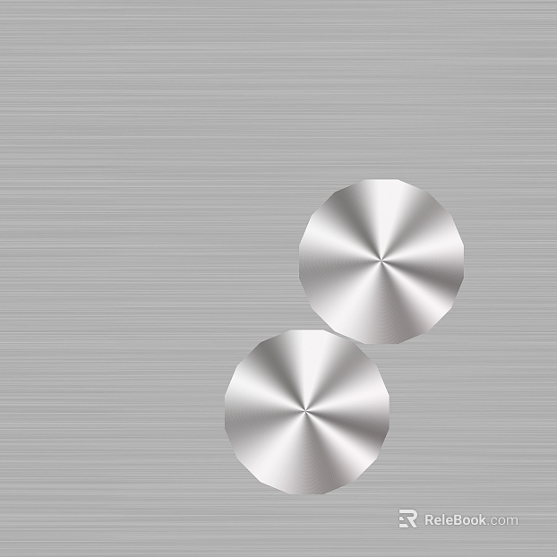 Silver brushed metal decorative panel texture