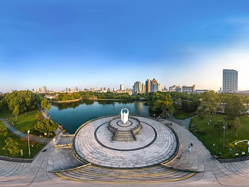 HDR Daytime Park Panorama texture (ID:ffach950303)