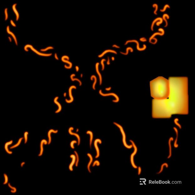 Orange Yellow Flame Texture Effect Map texture