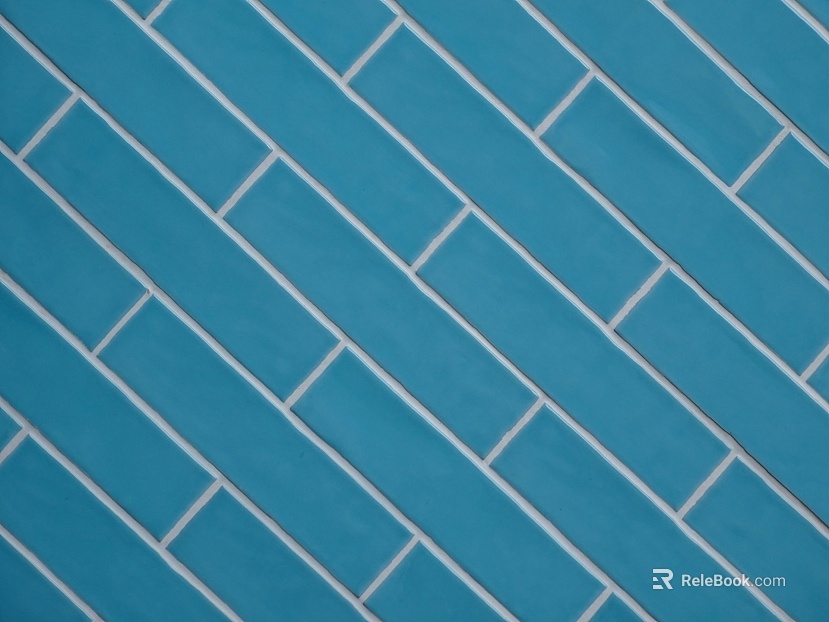 Plain Tile Sea Blue Finish Tile texture