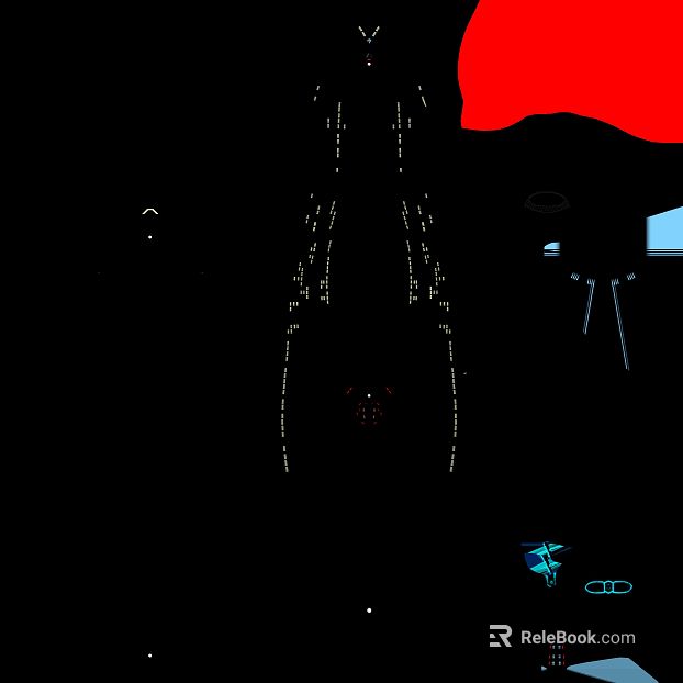 Cyberwind Black Red Road Game Scene texture