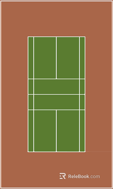 Badminton court texture