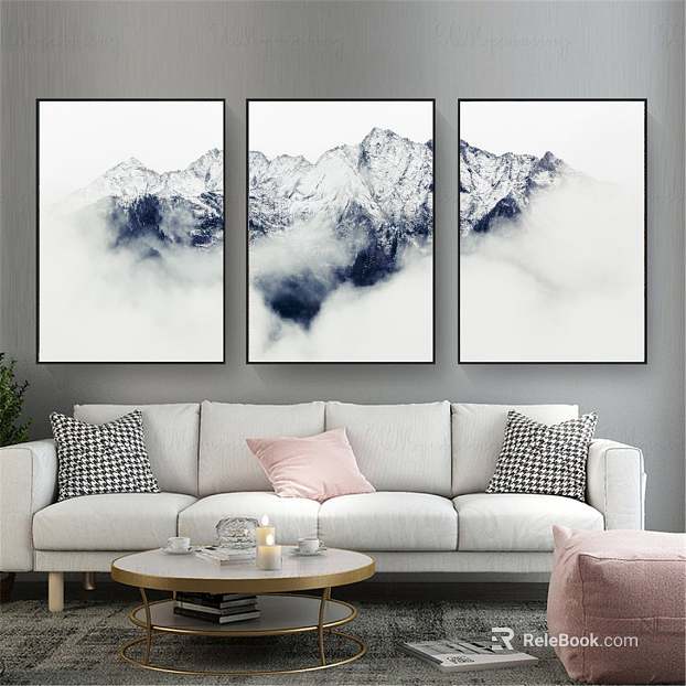landscape painting texture
