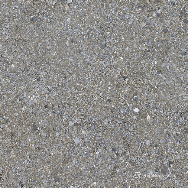 Ground gravel texture