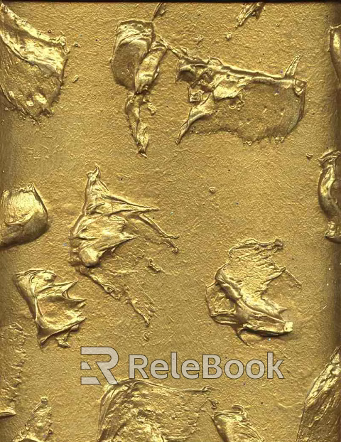 Metal relief texture