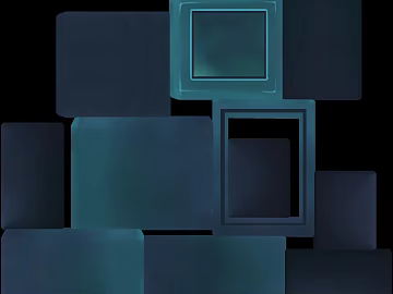 Cyan Blue Glass Mosaic Wall Decoration texture (ID:ffaeh860836)