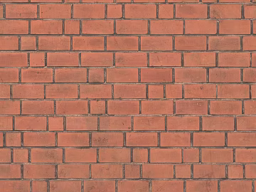 Vintage red brown old red brick 3d model