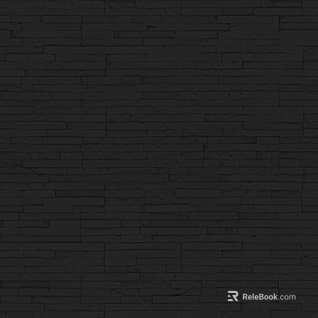 Brick wall black wall seamless texture