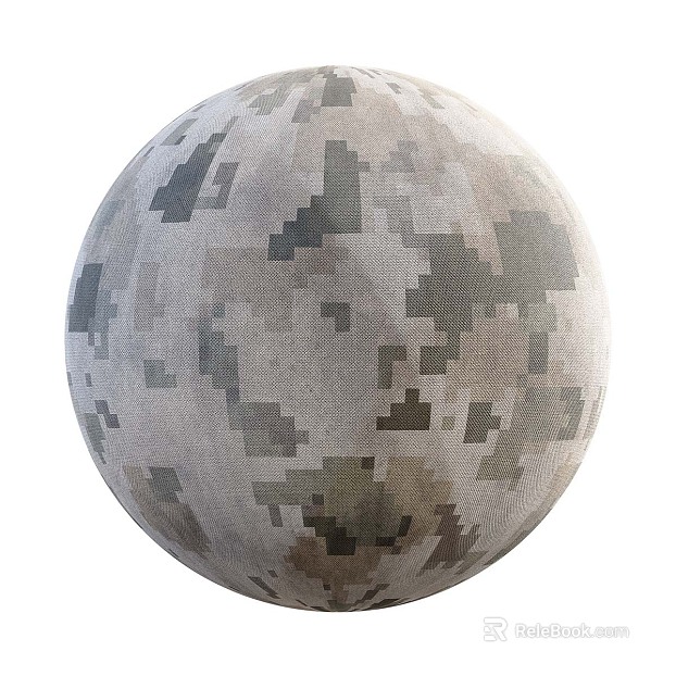 Camouflage Fabric PBR texture