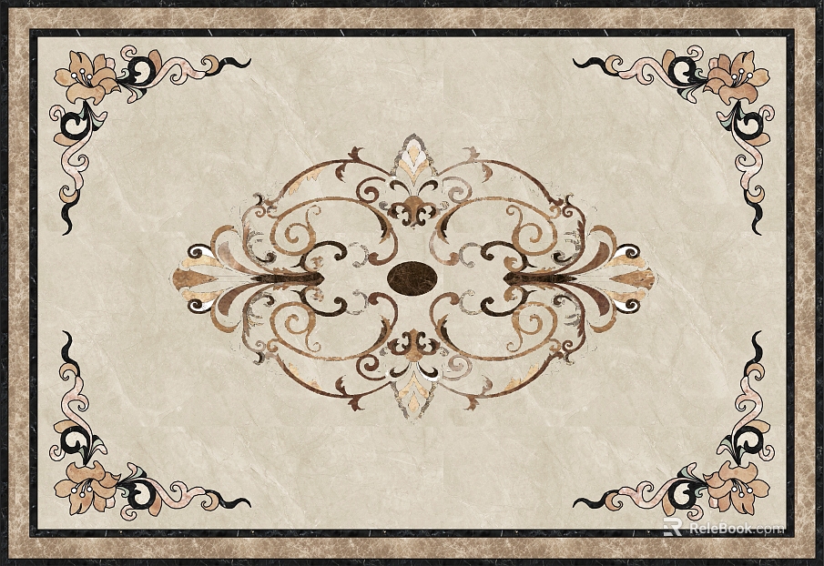 Beige European Style Marble Parquet texture