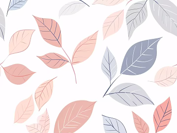 Simple leaf wallpaper sheet packaging box pattern design stitching pattern design 3d model