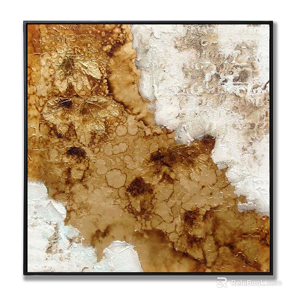 three-dimensional physical painting texture