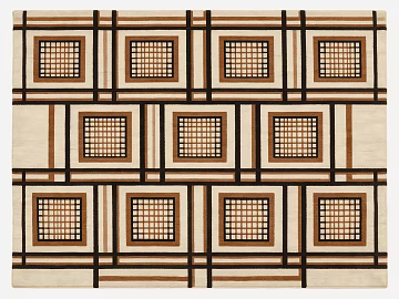 Light brown nested square rug texture (ID:ffaeh388124)