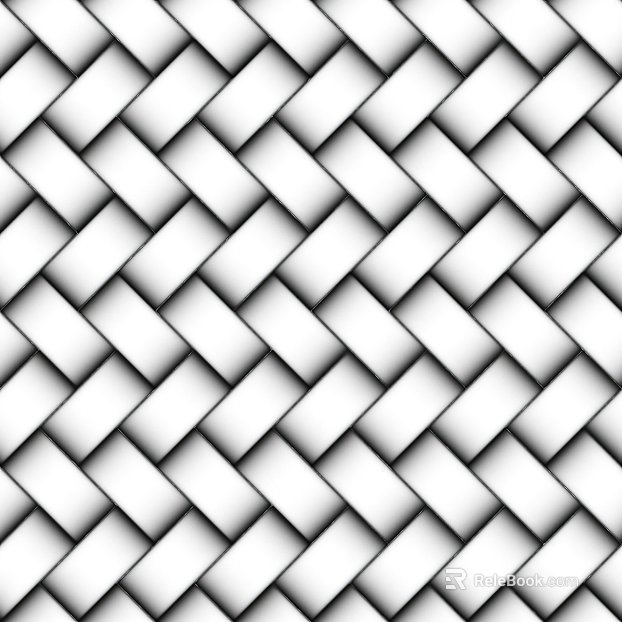 White woven ceramic mosaic kitchen wall texture