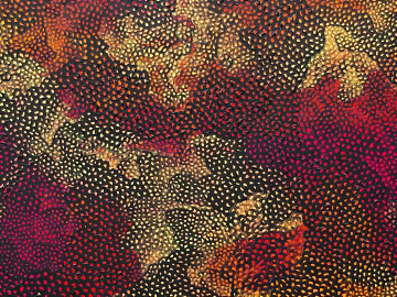 Yayoi Kusama Hanging Painting Art Painting texture (ID:ffach620870)