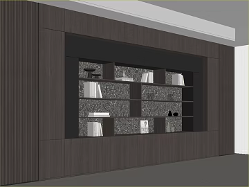 Deep Curry Wall Board Study Cabinet texture (ID:ffaeh333391)