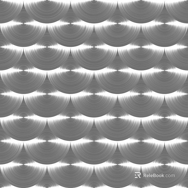 Silver brushed metal decorative panel texture
