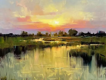 Color Landscape Texture Oil Painting texture (ID:ffach602536)