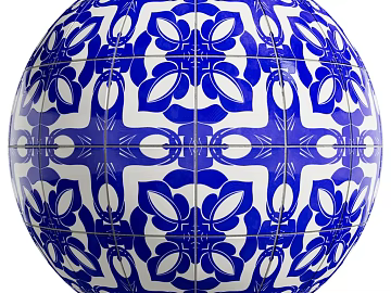 Tile PBR texture (ID:ffach324781)