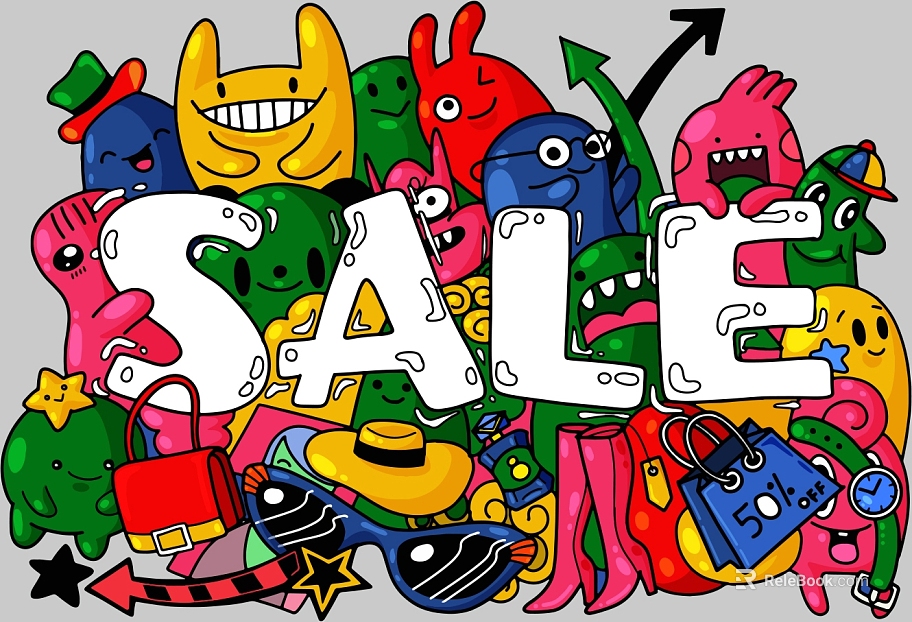 cartoon painting texture