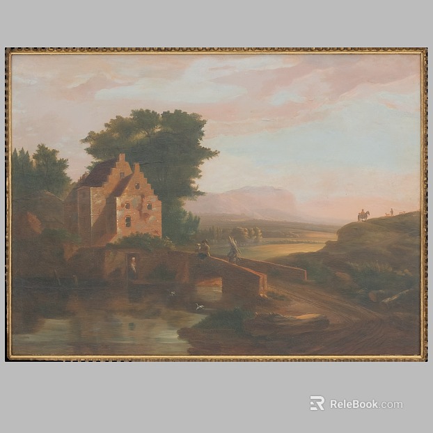 landscape painting texture