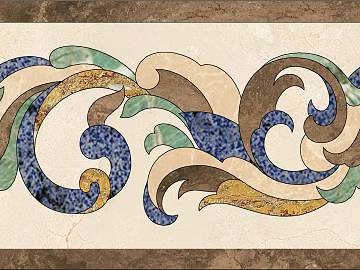 Wall line waist line painted waist line decoration texture (ID:ffaag93477)