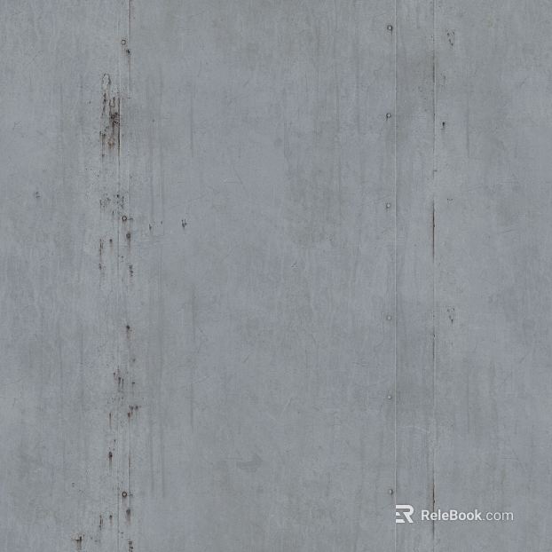 Industrial-style gray distressed metal panel wall texture