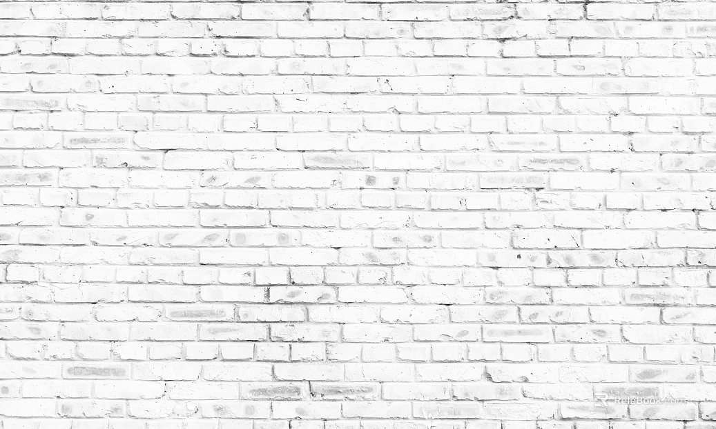 Brick wall white vintage old wall tiles texture