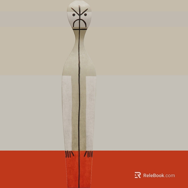 Abstract wind orange white wooden figure decoration texture