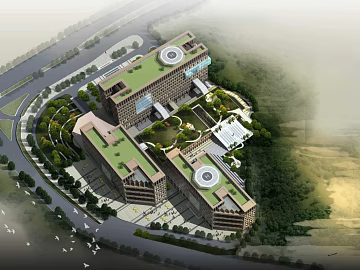 bird's eye view 3d model