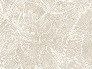 Light beige plant pattern wallpaper background wall 3d model