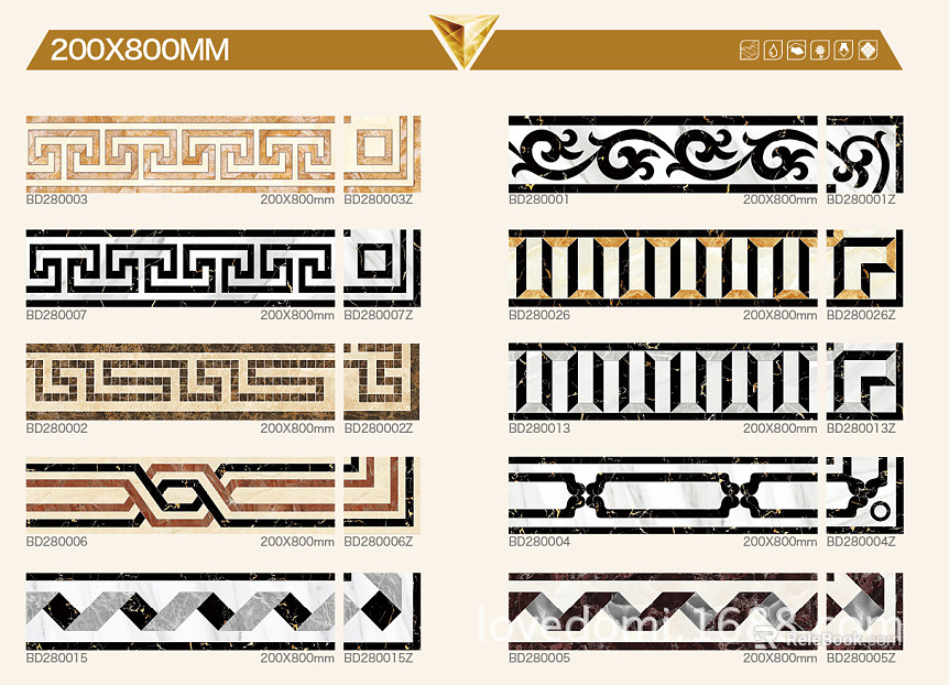 Wall Line Waist Line Gold Line Wave Line texture