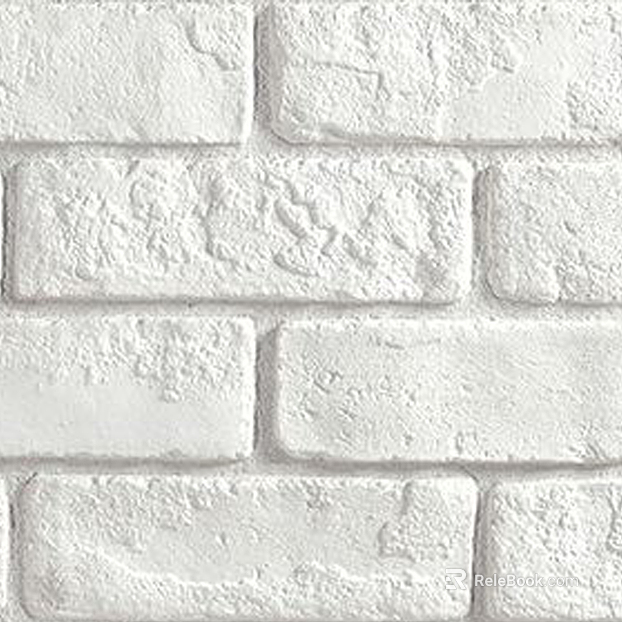 Brick wall exterior wall white square brick texture
