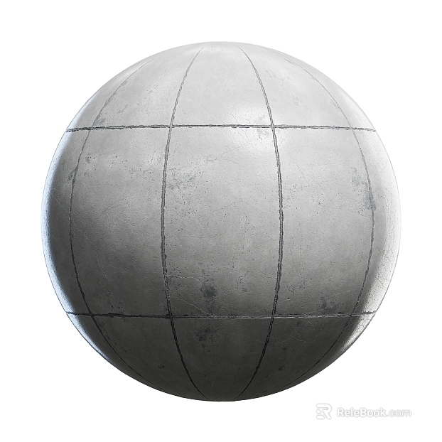 Concrete wall PBR texture