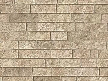 Beige Imitation Stone Brick Wall Exterior Wall Finish texture (ID:ffaeh264971)