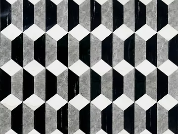 Black and white stone mosaic texture (ID:ffaeh364117)