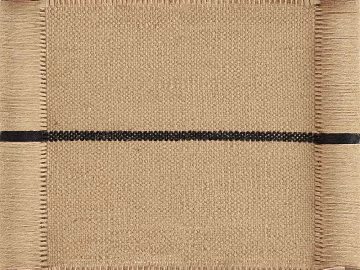 Beige Linen Striped Woven Mat Table Top texture (ID:ffaeh689489)