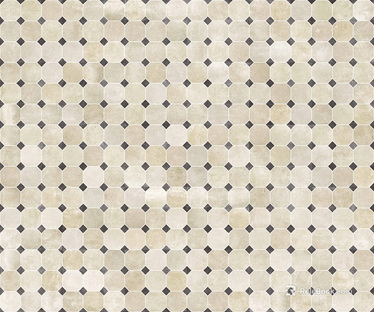 Artistic Floral Tiles texture