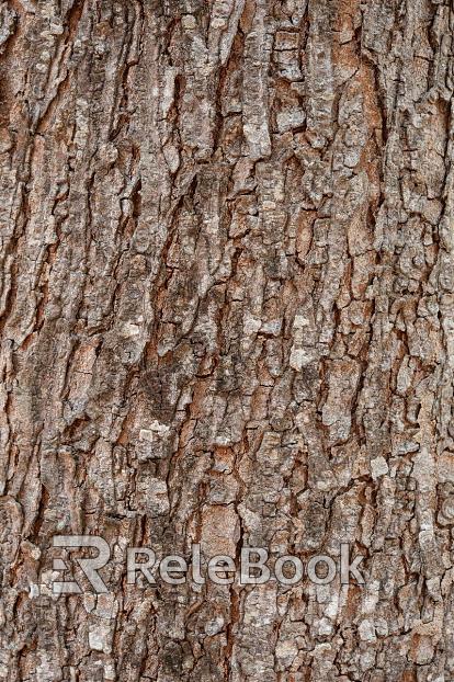 A close-up of a weathered, textured tree bark with moss and lichen growth, showcasing nature's intricate patterns and resilience.